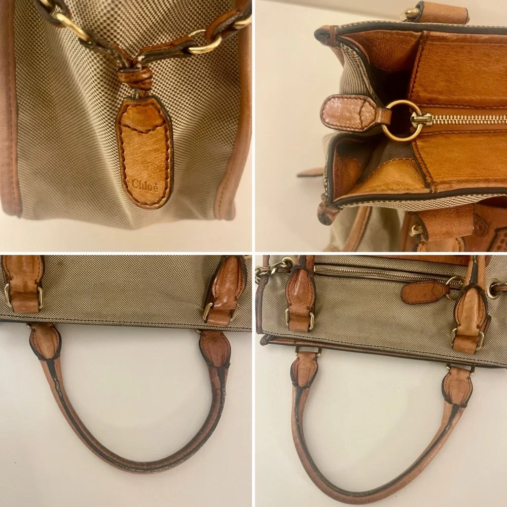 Chloé Haley Canvas Tote - Picture 5 of 8